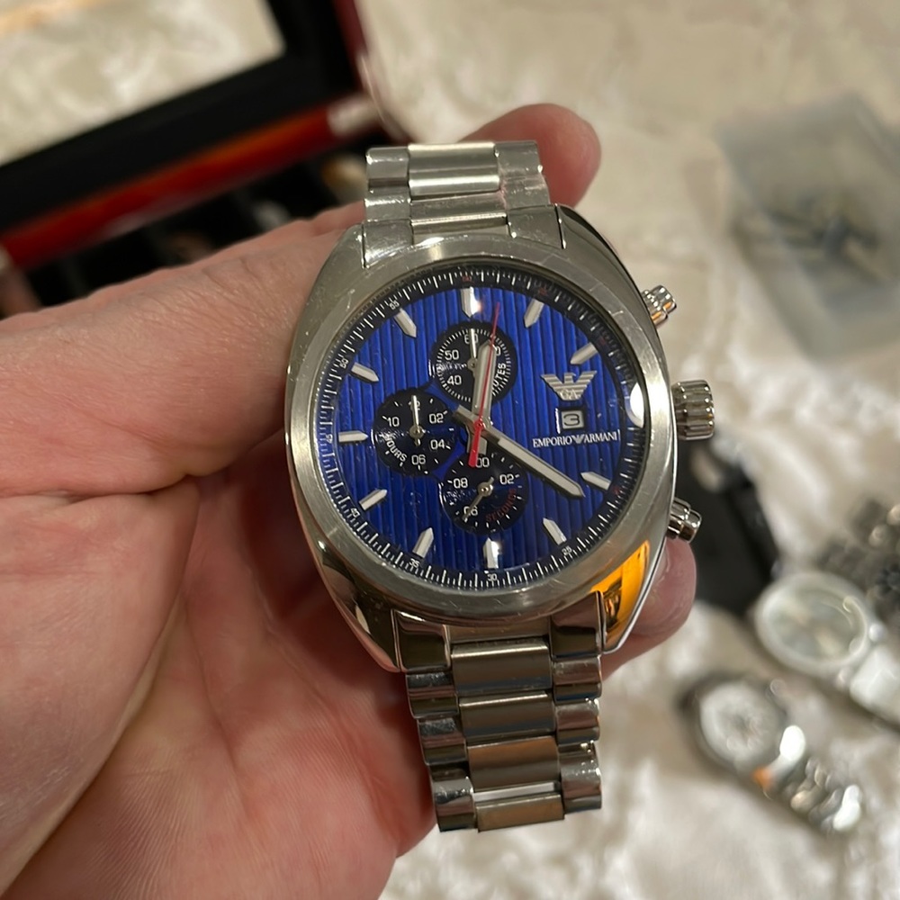 Men’s Emporio Armani stainless steel watch